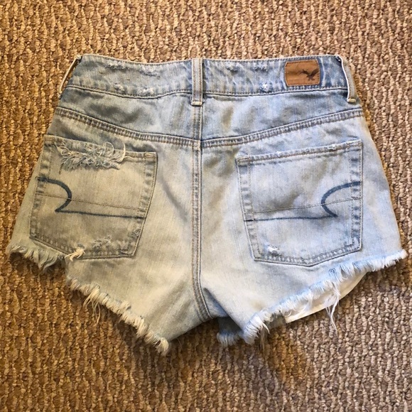 American Eagle Distressed Denim Shorts - Picture 2 of 4